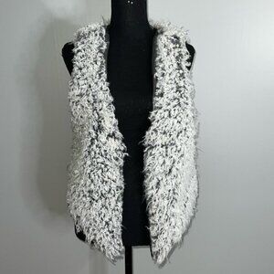 ME JANE Faux Fur Shag Vest